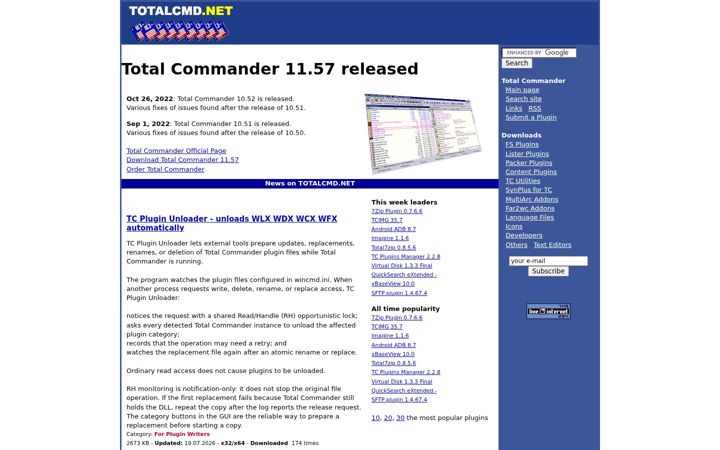 Screenshot of totalcmd.net
