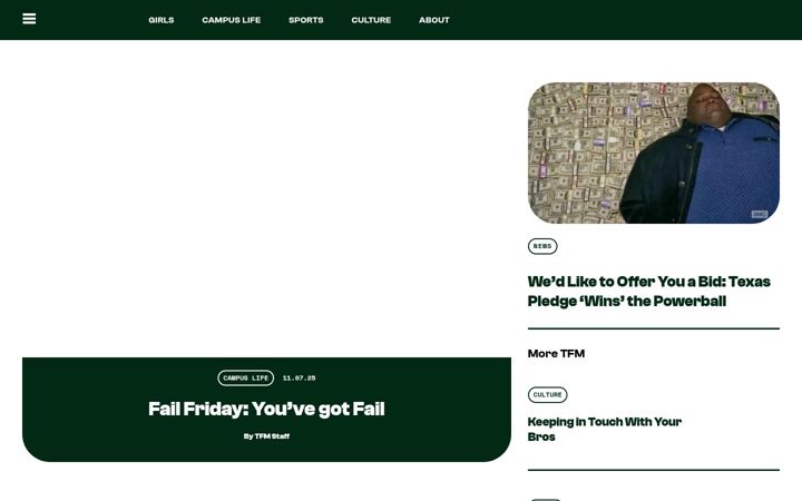 Screenshot of totalfratmove.com