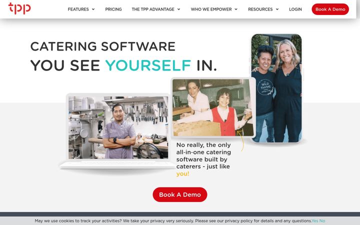 Screenshot of totalpartyplanner.com