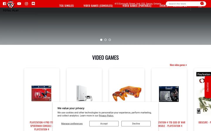 Screenshot of totalplay.ca