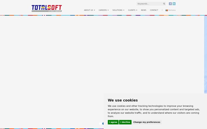 Screenshot of totalsoft.ro