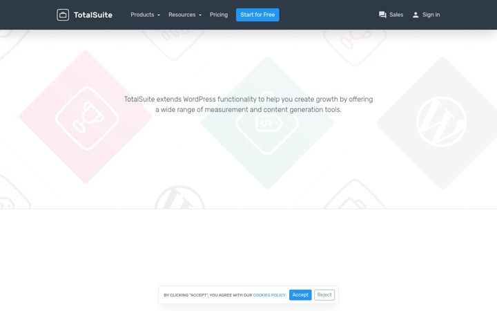 Screenshot of totalsuite.net
