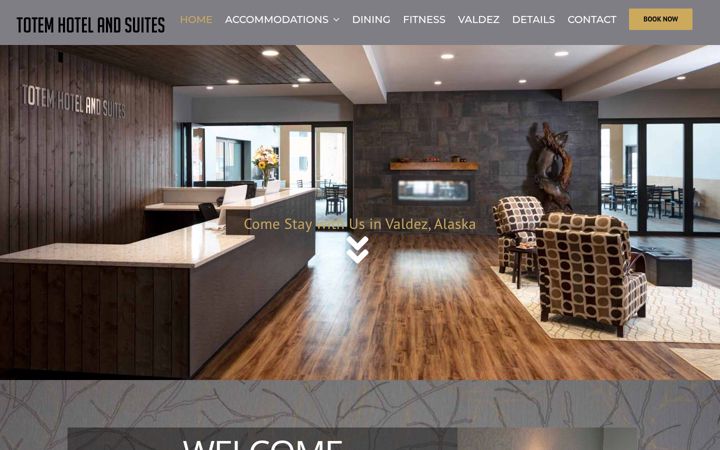 Zrzut ekranu totemhotelandsuites.com