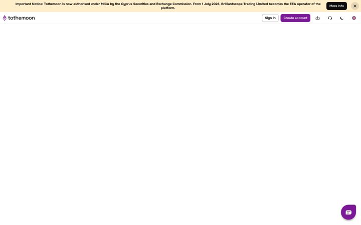 Screenshot του tothemoon.com