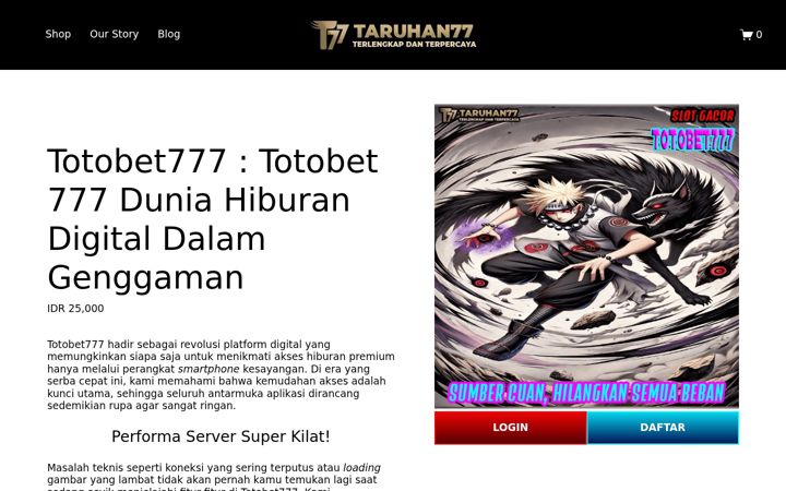 Skærmbillede af totobet777.net