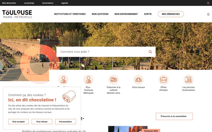 Screenshot of toulouse-metropole.fr