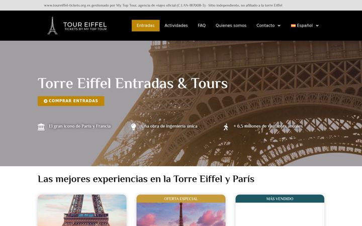 Screenshot von toureiffel-tickets.org