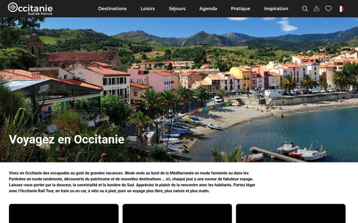 Screenshot of tourisme-occitanie.com