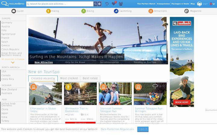 Screenshot of tourispo.com