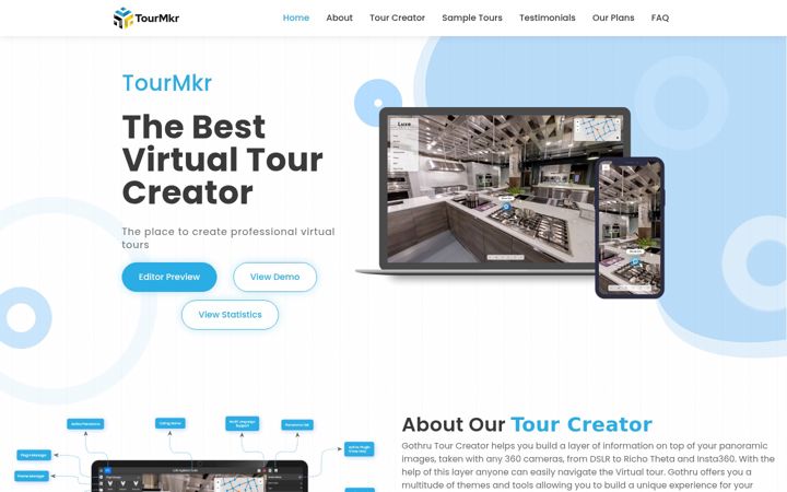 Screenshot of tourmkr.com
