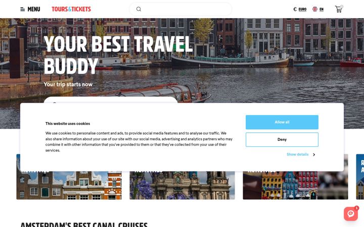 Screenshot di tours-tickets.com