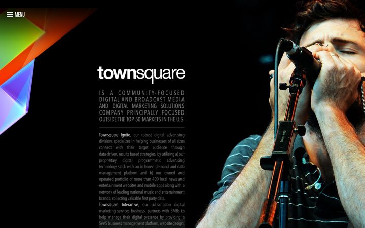 Screenshot of townsquaremedia.com