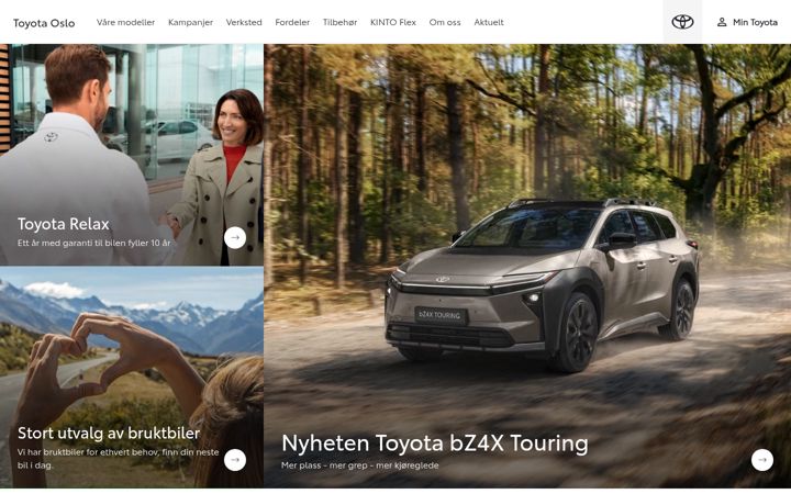 Screenshot of toyota-oslo.no