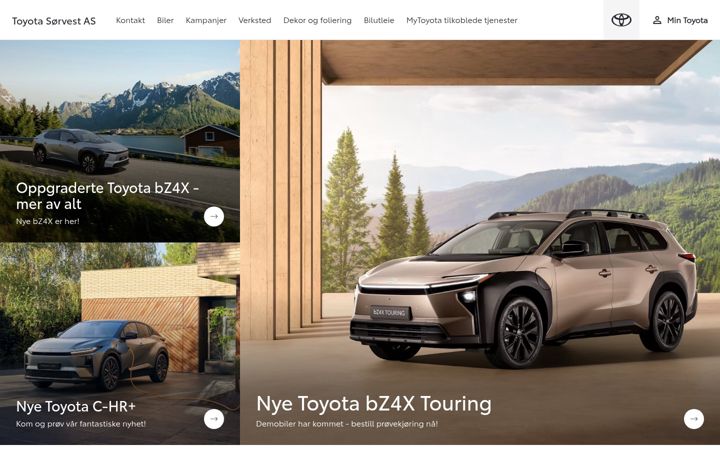 Képernyőkép: toyotasorvest.no