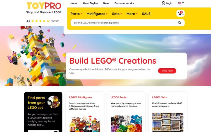 Screenshot of toypro.com