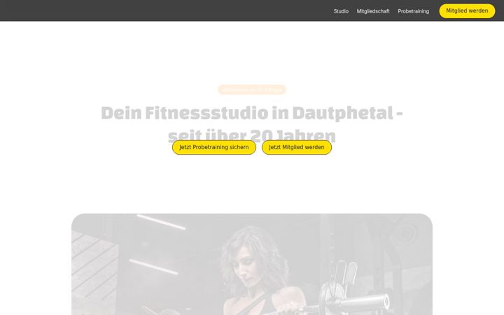 Skärmbild av tp-fitness.net