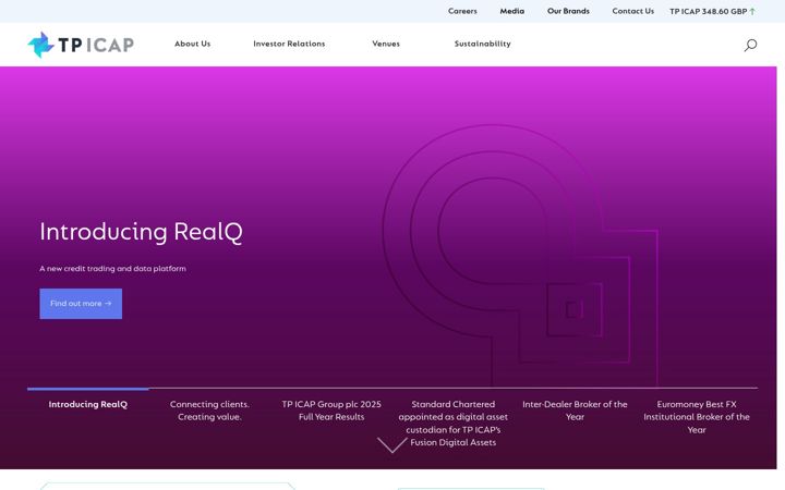 Screenshot of tpicap.com