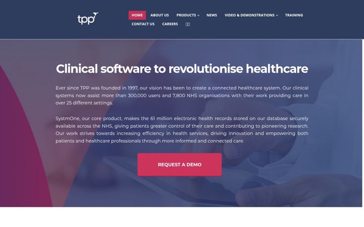 Screenshot of tpp-uk.com