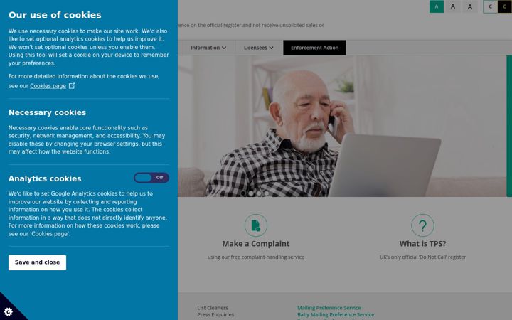 Screenshot di tpsonline.org.uk