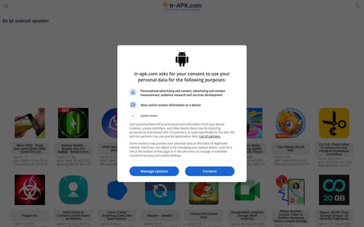 Screenshot of tr-apk.com