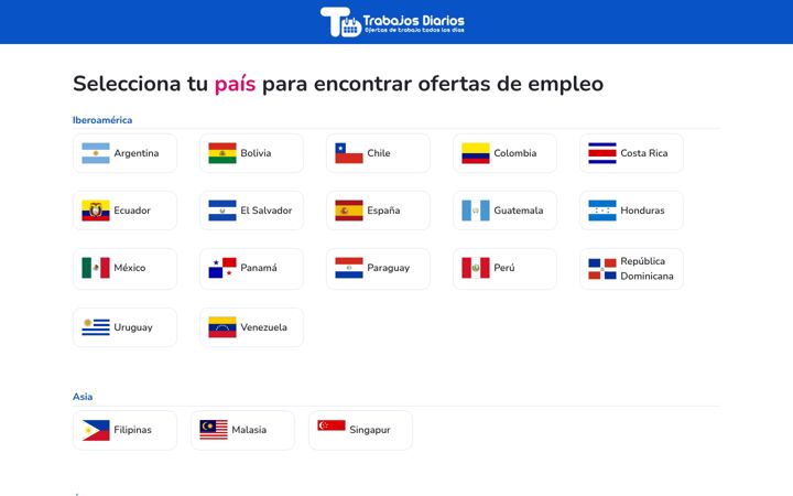 Screenshot of trabajosdiarios.com