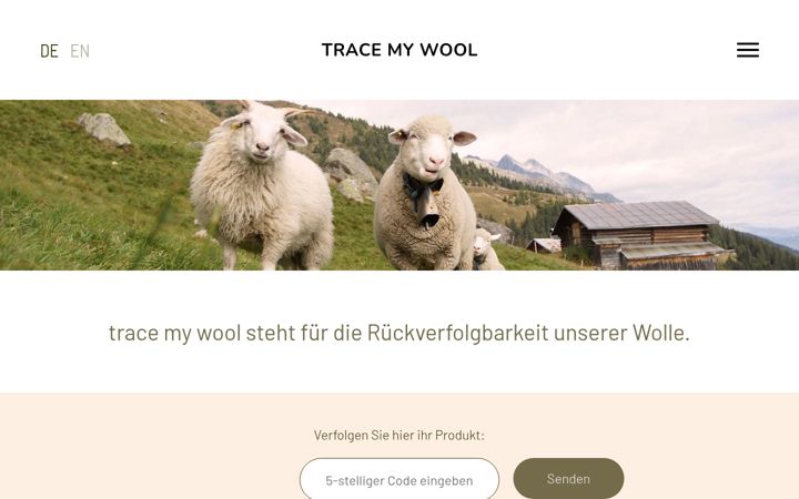 Zrzut ekranu tracemywool.com