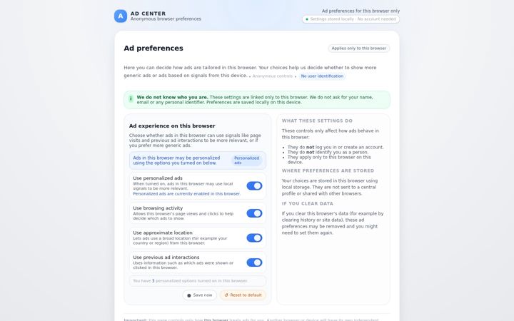 Screenshot of trackadshub.com