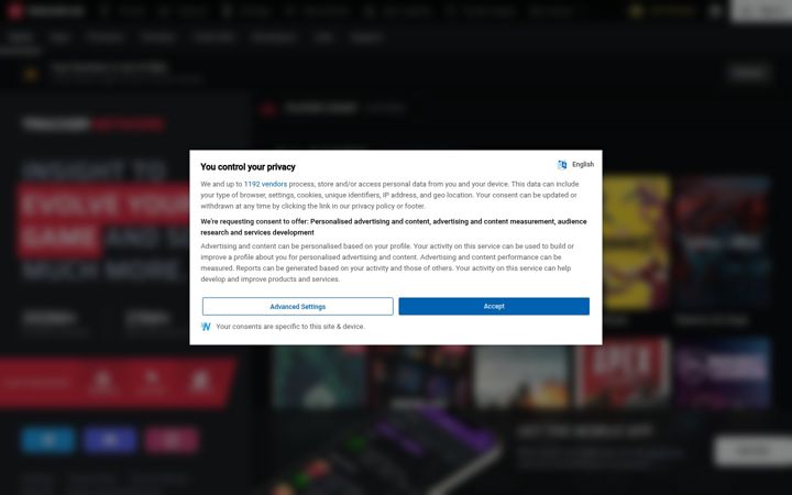 Screenshot ta' tracker.gg