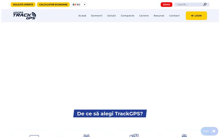 Ekraanipilt saidist trackgps.ro