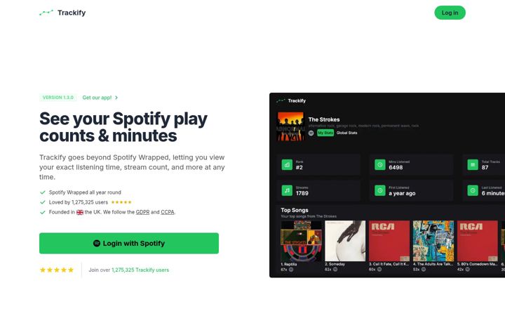 Screenshot of trackify.am