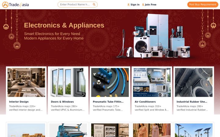 Képernyőkép: trade4asia.com