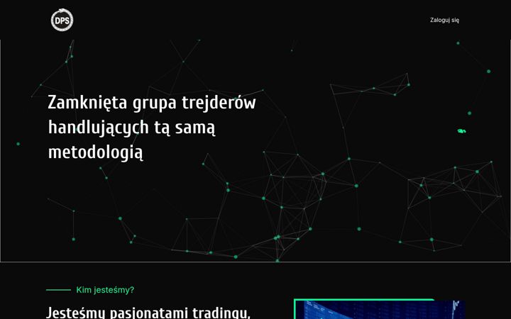 Posnetek zaslona tradedps.com