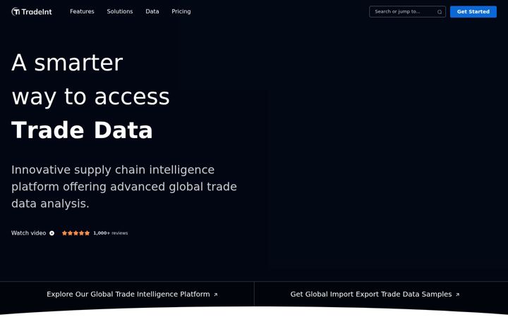 Screenshot of tradeint.com