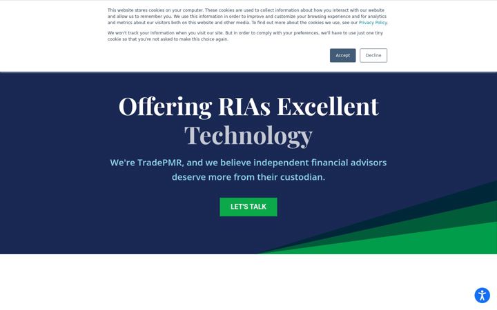Screenshot of tradepmr.com