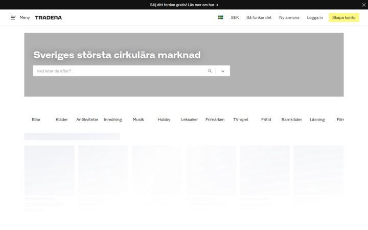 Snímek obrazovky tradera.net