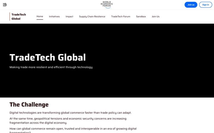 Captură de ecran a tradetechglobal.org