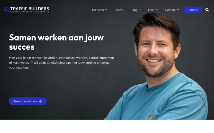 Snimka zaslona za traffic-builders.com