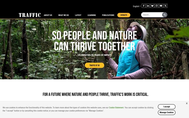Screenshot of traffic.org