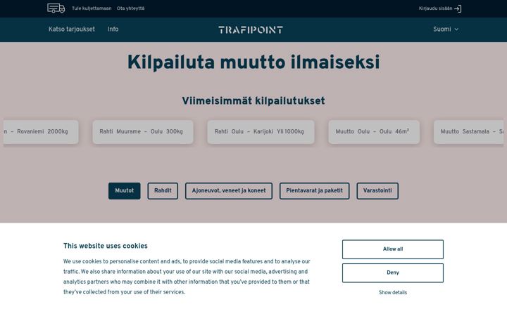 Screenshot of trafipoint.fi