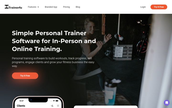 Skärmbild av trainerfu.com