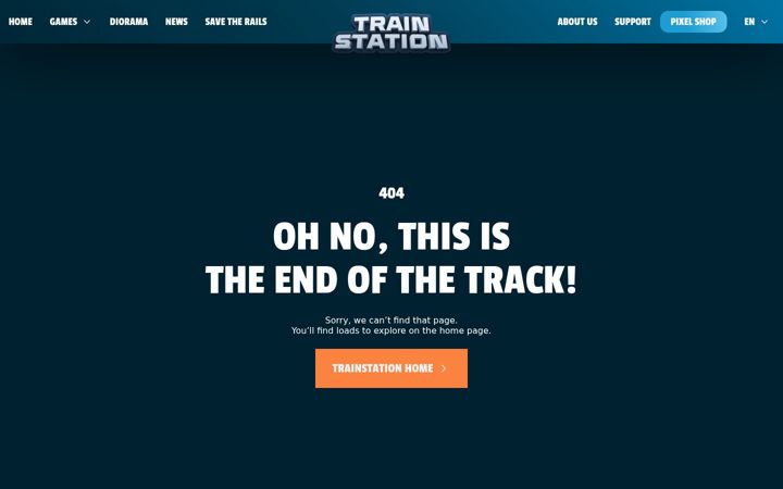 Screenshot of trainstation3.com