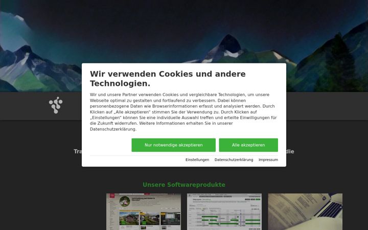 Screenshot of tramino.de
