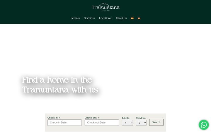 Screenshot von tramuntana-villas.com