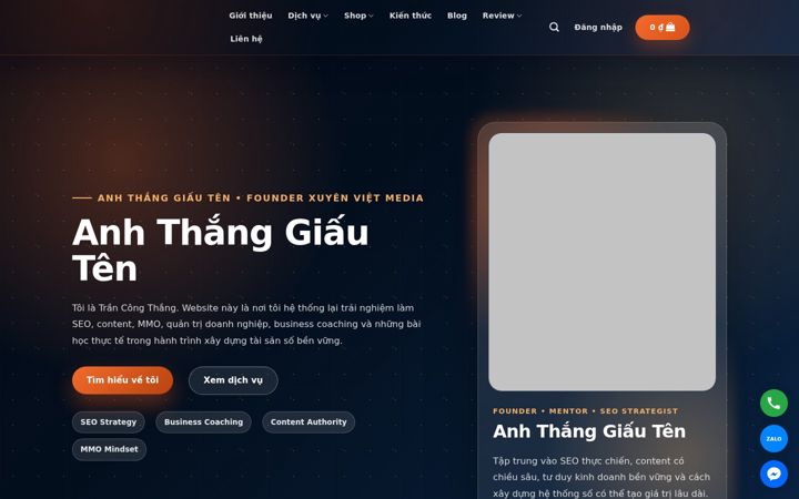 Captura de pantalla de trancongthang.com