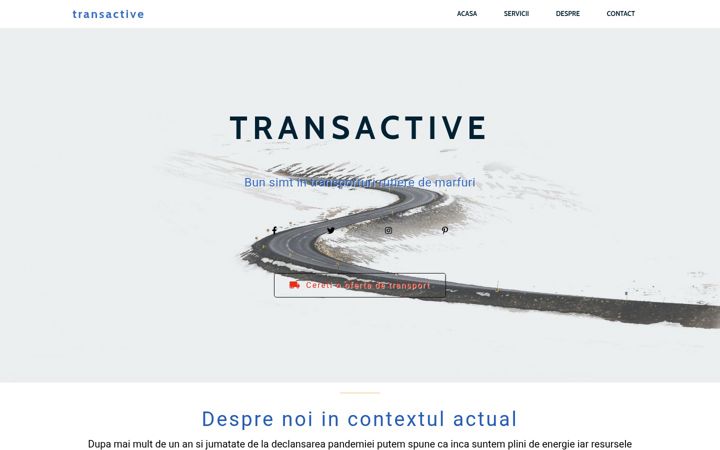 Captură de ecran a transactive.ro