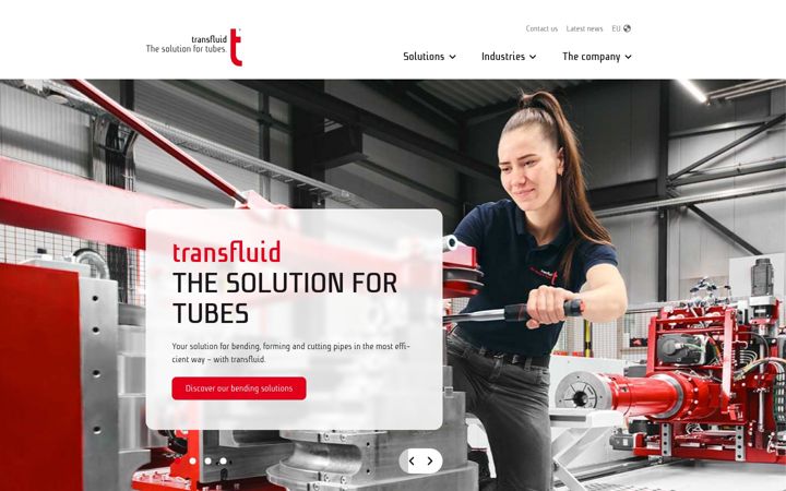 Captura de pantalla de transfluid.net