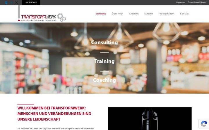 Skjermbilde av transformwerk.de