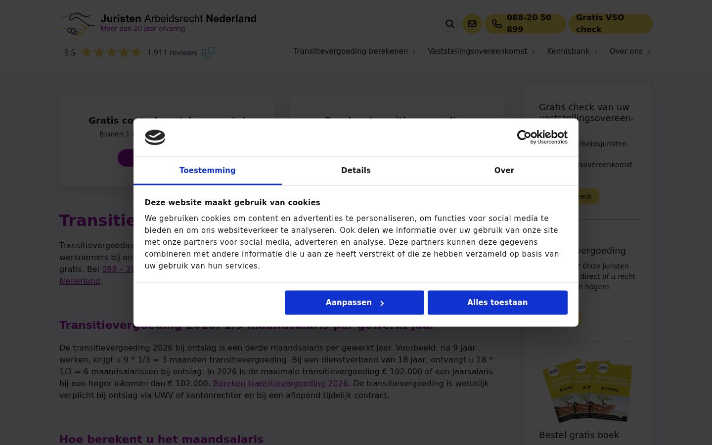 Snimka zaslona bannera za privolu prikazanog prije bilo kakve interakcije