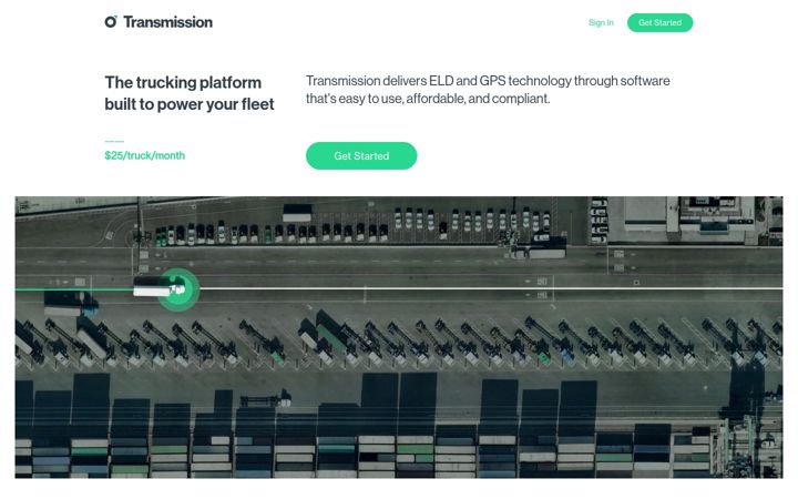 Screenshot of transmissionapp.com