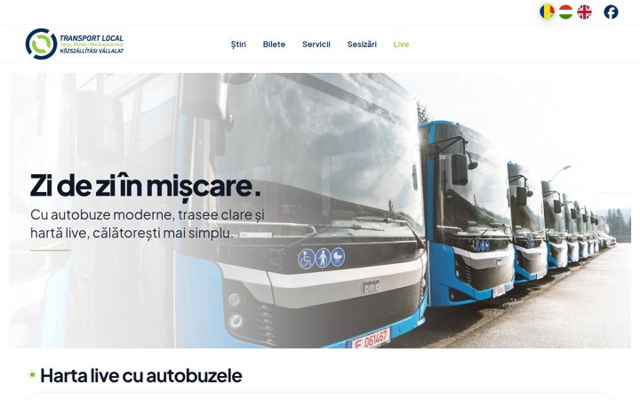 Screenshot of transportlocal.ro